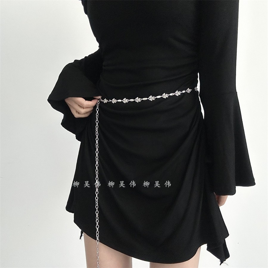 水钻镶嵌腰链配饰轻奢风~