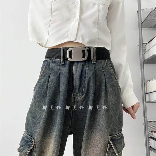 简约ins腰带耐用自动扣男女通用