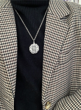 复古向日葵韩版学生街头风链子