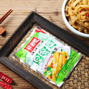 鲜吉多早餐榨菜52g 整箱100袋清爽榨菜清淡鲜脆菜丝脆口榨菜