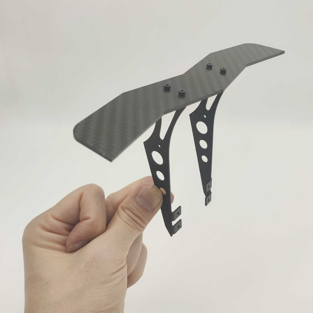 平跑尾翼电房漂移通用碳纤维拉力