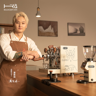 咖际V7半自动专业家商两用咖啡机意式 变压打奶泡萃取一体 浓缩美式