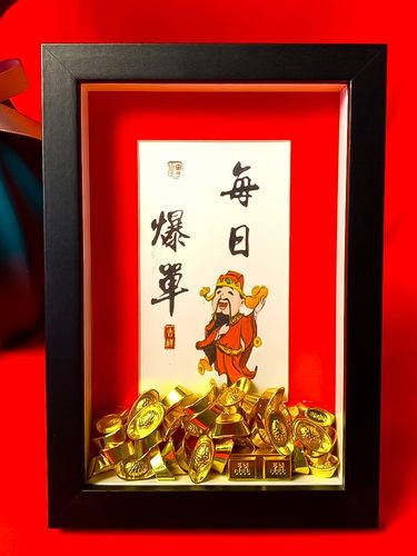 每日爆单招财财神爷摆件