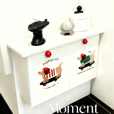 多巴胺狗卫生间马桶纸巾盒置物架