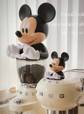 米奇米妮比心摆件网红客厅咖啡机