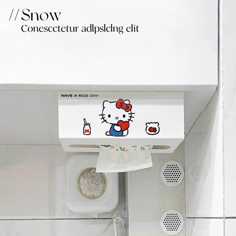 hellokitty厨房悬挂纸巾架洗脸巾