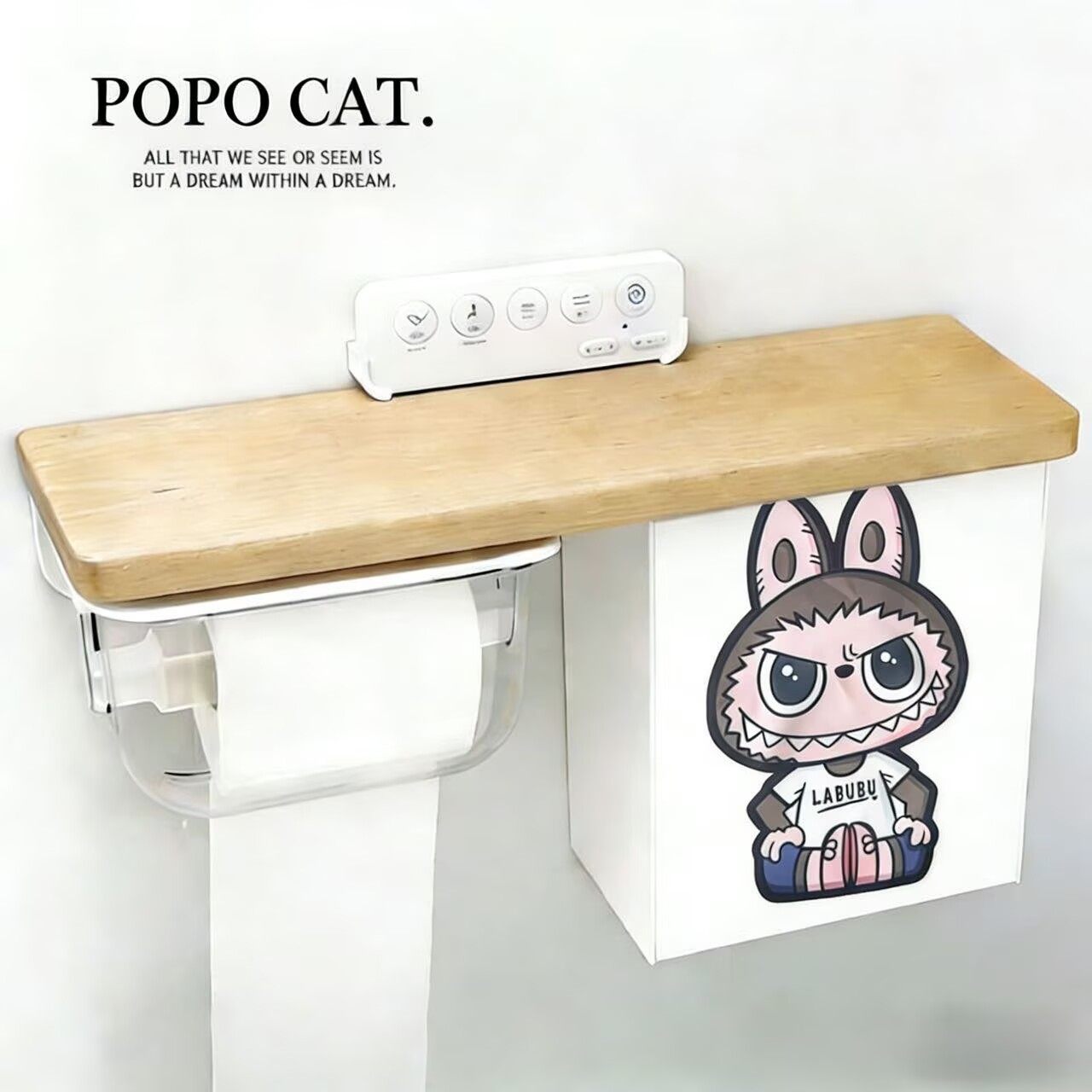 拉布布卫生间壁挂置物架纸巾盒厕所厕纸盒姨妈巾收纳盒湿巾储物柜,家庭/个人清洁工具,浴室角架/置物架,淘宝优惠券,粉丝福利购,淘宝优惠卷