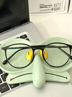 卡通章鱼哥眼镜架眼睛