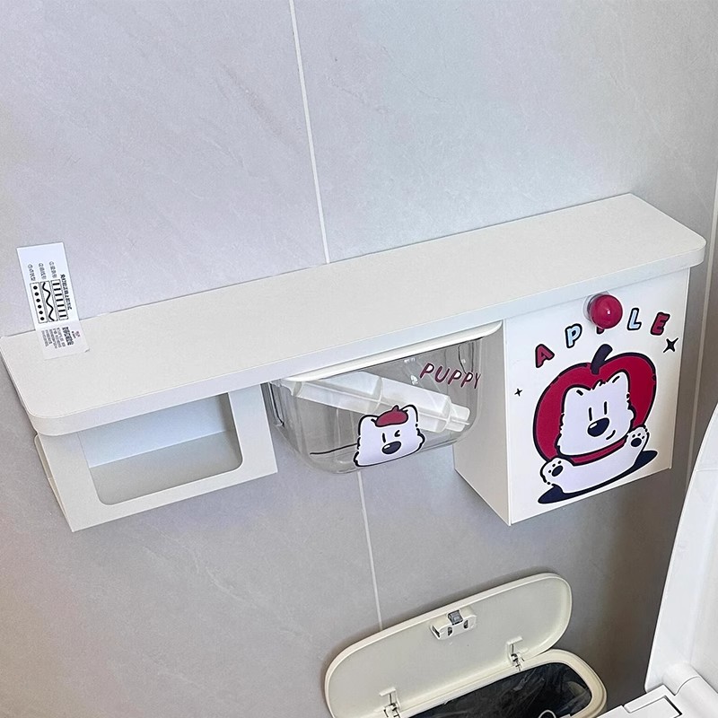 卫生间厕所马桶旁置物架壁挂