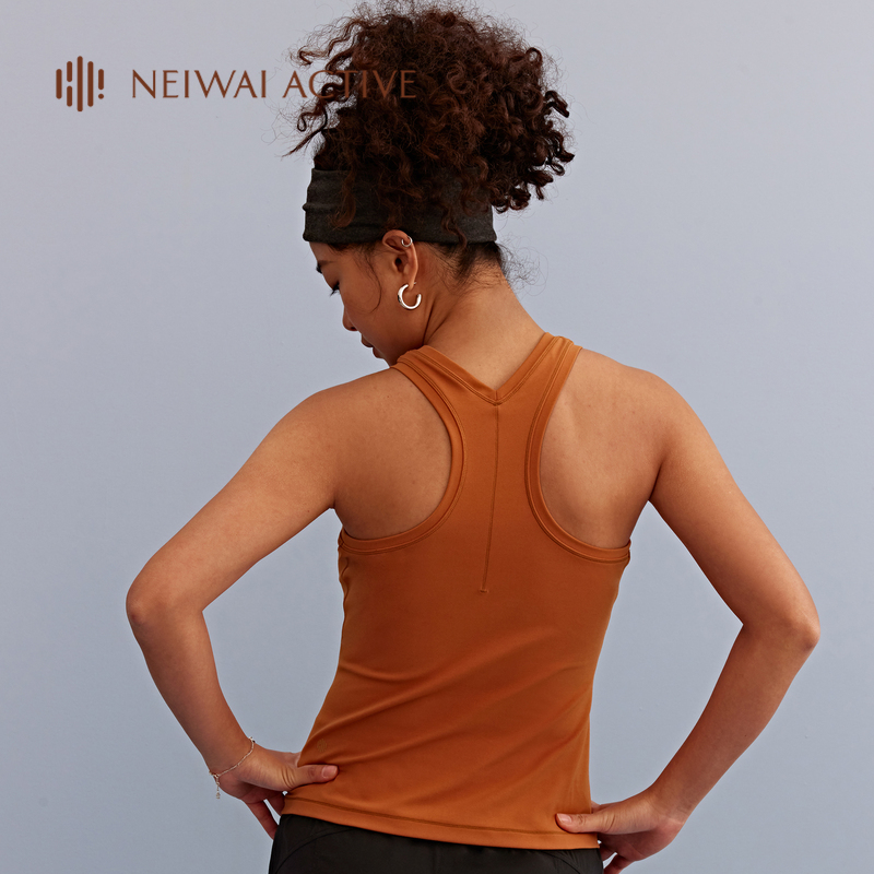 NEIWAI ACTIVE慕斯工字背心舒适轻弹女士日常运动无袖上衣秋冬