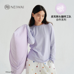 内外皮克斯头脑特工队合作系列海岛棉打底上衣秋季 新NW252WL3303