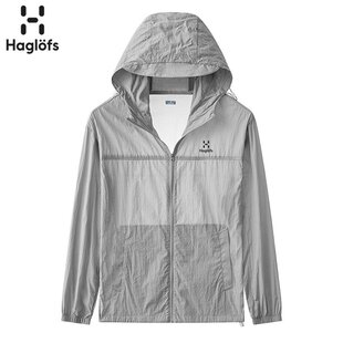 HAGLOFS火柴棍冰丝防晒衣男夏季透气速干户外运动休闲连帽薄外套