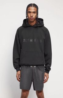 现货FEAR OF GOD ESSENTIALS FOG复线胸前LOGO印花潮牌卫衣连帽衫