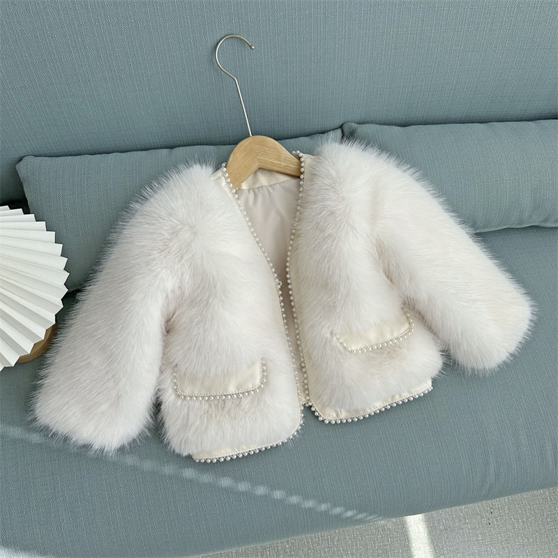 女童皮草外套冬季加厚儿童宝宝冬装小香风仿狐狸毛环保小女孩童装,童装/婴儿装/亲子装,皮草/仿皮草,淘宝优惠券,粉丝福利购,淘宝优惠卷