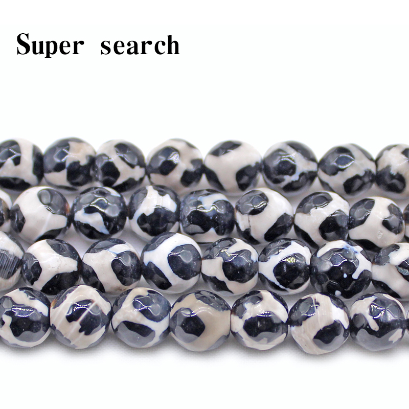 diy条纹玛瑙项链耳坠饰品珠子