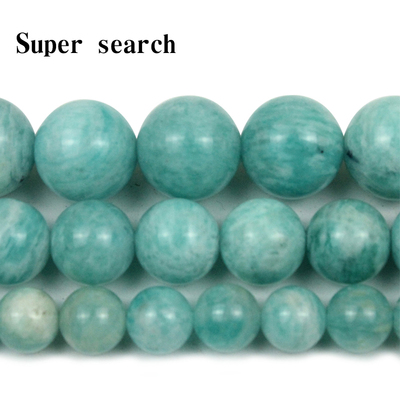 蓝色天河石亚马逊配饰手工串珠