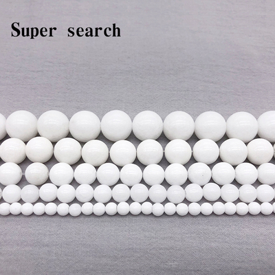 耳坠纯白色手工项链珠子