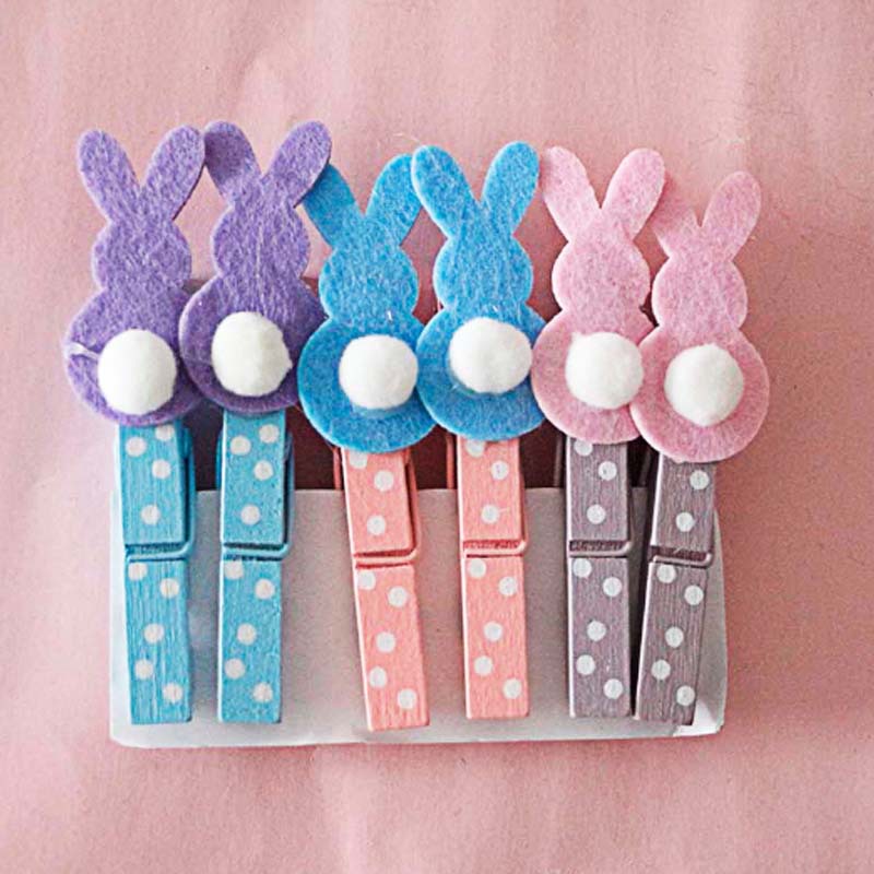 手工兔子夹子学生可爱套装照片夹