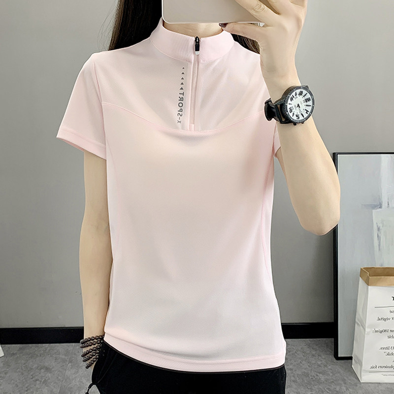 户外速干短袖女显瘦t恤夏季轻薄透气跑步运动快干上衣防晒徒步服