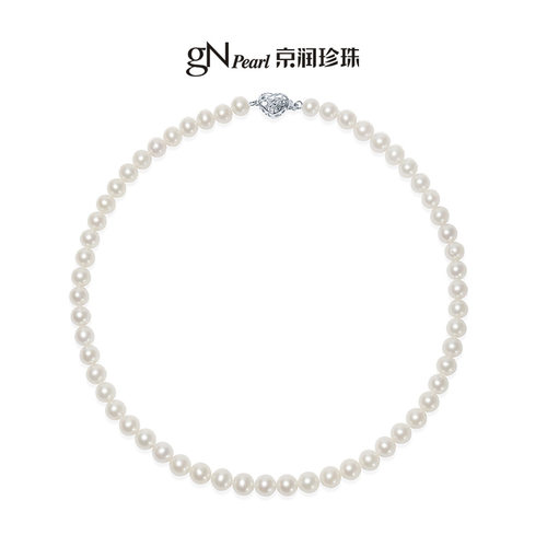 【佳琦12.28】京润珍珠 如念925银淡水珍珠全珠项链