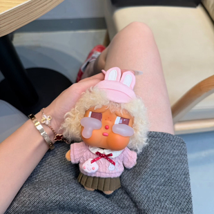 全速起航CRYBABY哭娃度假搪胶娃衣 毛绒沙滩小憩娃衣裙子套装