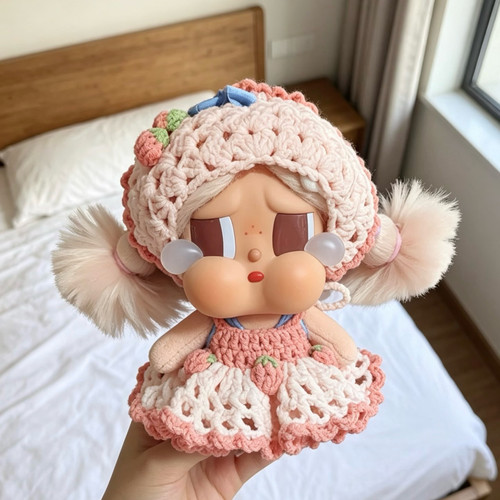 Labubu娃衣棒球衣服拉二代坐坐