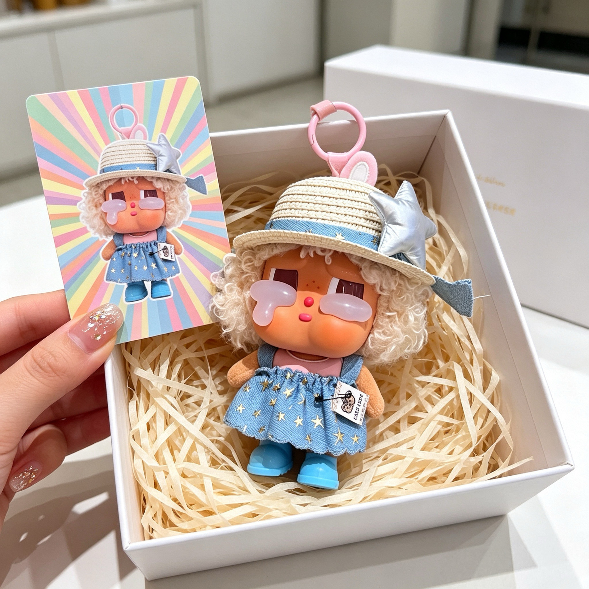 crybaby全速启航娃衣度假系列vacation黑皮妹哭娃衣春夏裙子草帽