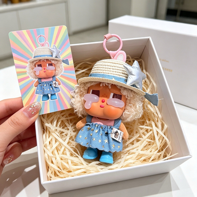 crybaby全速启航娃衣度假系列vacation黑皮妹哭娃衣春夏裙子草帽