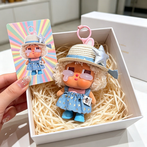 crybaby全速启航娃衣度假系列vacation黑皮妹哭娃衣春夏裙子草帽