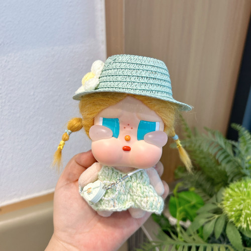 CRYBABY哭娃Vacation搪胶毛绒咕噜咕噜夏天新款手工美人鱼娃衣