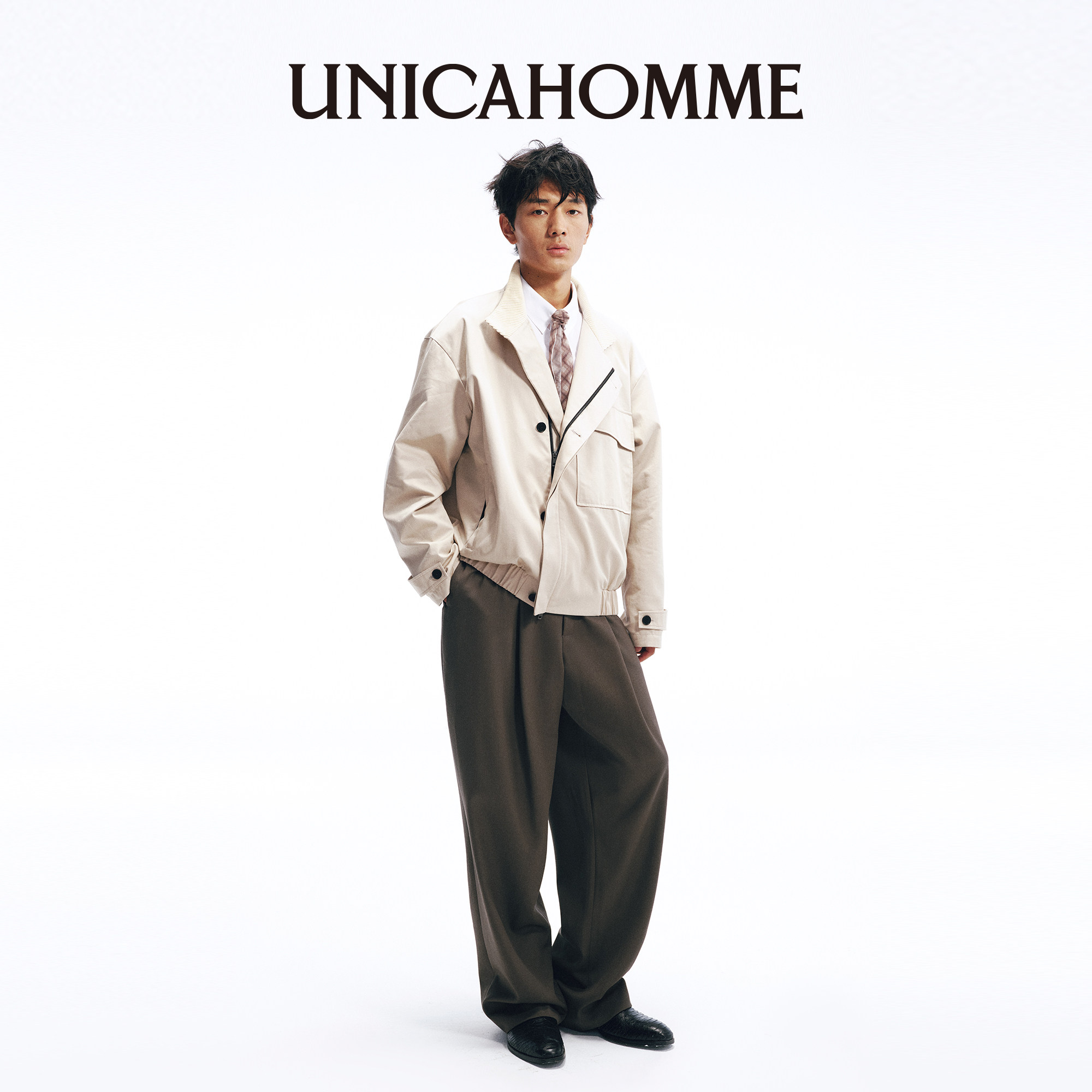 UNICAHOMME/灯芯绒领男士棉质外套复古摩登工装机能夹克男,男装,夹克,淘宝优惠券,粉丝福利购,淘宝优惠卷