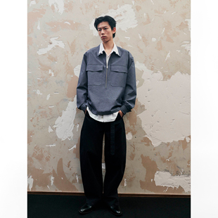 夹克衬衫 UNICA Cityboy休闲老钱风男装 明星同款 外套 HOMME