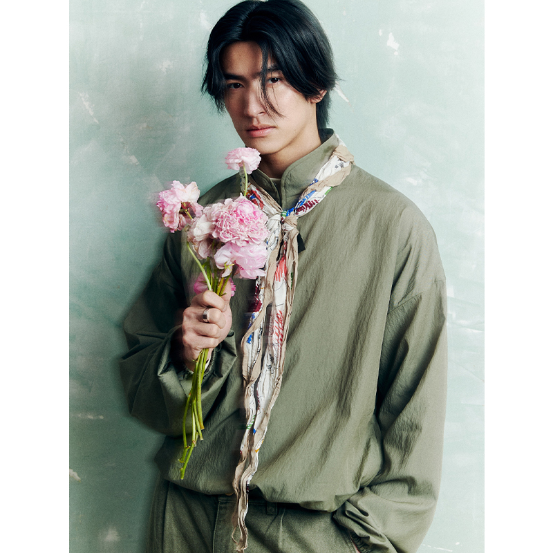 UNICAHOMME立领肌理感外套