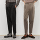 惊喜8折 UNICA HOMME 可调节腰袢_雅痞灯芯绒春直筒休闲裤 男士
