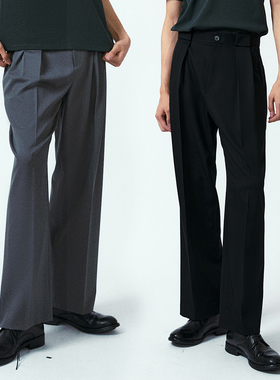 UNICA HOMME/王阳同款精纺休闲西装微锥雅痞精纺羊毛西裤男士裤子