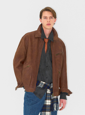 UNICAHOMME水洗山羊皮夹克