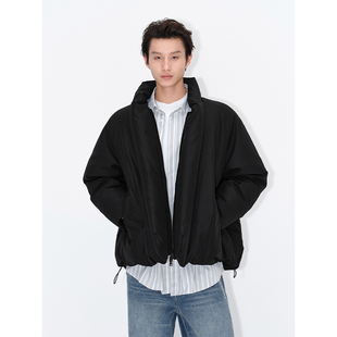 下摆可调节白鹅绒羽绒服外套 插肩袖 UNICA HOMME