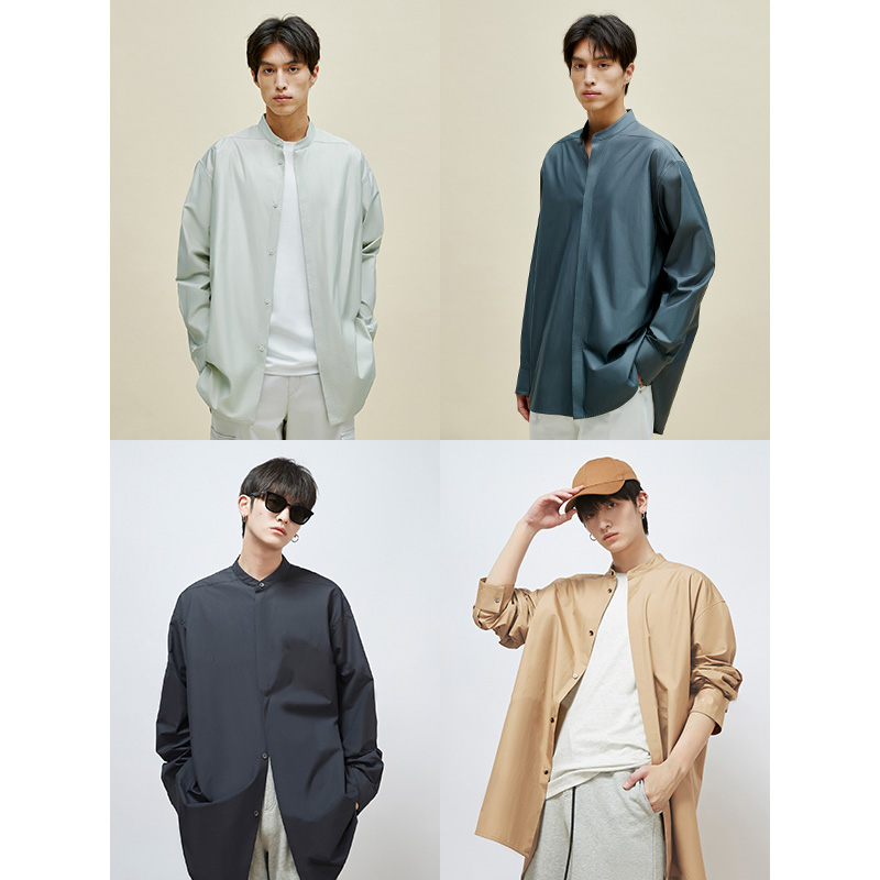 UNICAHOMME简约休闲长袖衬衫