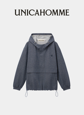 UNICAHOMME/经典高阶时髦棉莱赛尔套头衫