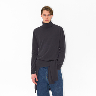 毛衣针织打底衫 UNICA 男士 轻奢品牌细腻羊毛_修身 男老钱风 HOMME