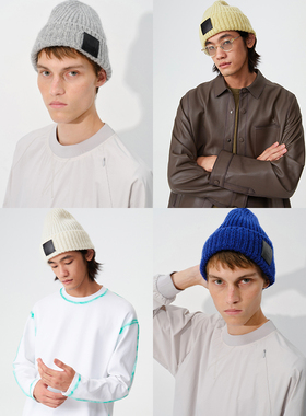 UNICA HOMME/羊毛马海毛帽子暖造型
