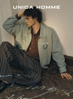 UNICAHOMME/复古FFA农协经典_进口牛津布原创刺绣夹克外套