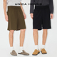 短裤 UNICA 感_简洁清爽精梳棉弹力五分裤 针织男士 HOMME 复古时装