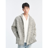 HOMME 羊毛流苏衬衫 外套设计感开衫 UNICA 复古宽松男士
