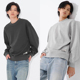 经典 UNICA HOMME 简约原创绣标宽螺纹设计师系列卫衣