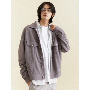 _细腻斜纹针织毛圈肌理_夹克外套 季 UNICA HOMME