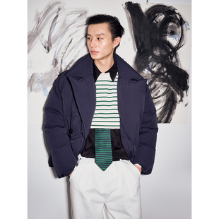廓形95羽绒服 轻盈保暖翻驳领西装 UNICA HOMME