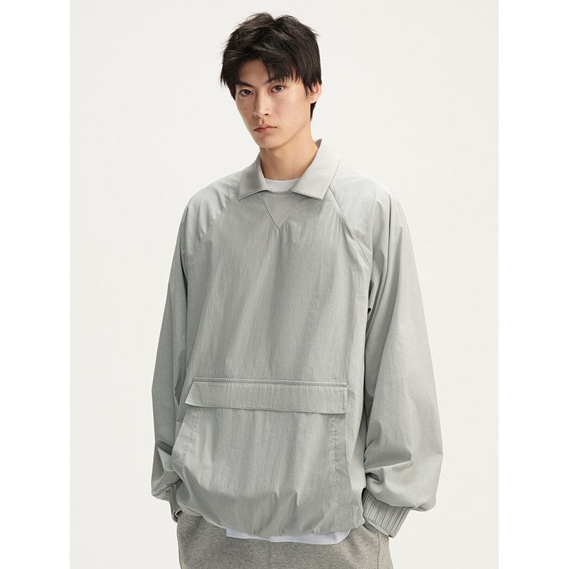 UNICAHOMME廓形简约翻领卫衣