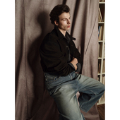 UNICA HOMME 复古老钱style_流动哲学重工做旧擦色反绒羊皮外套