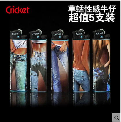 Креативная одноразовая флуоресцентная зажигалка